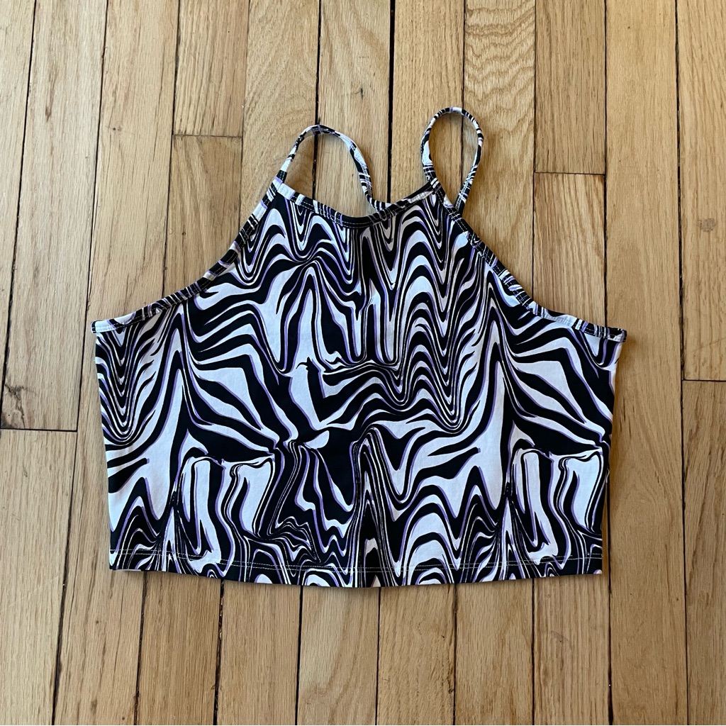 Psychedelic Pattern Halter Top